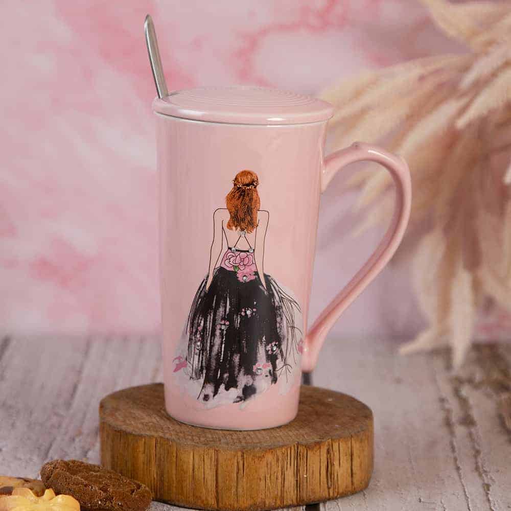 79028183 Подаръчна чаша за чай Принцеси - 360мл