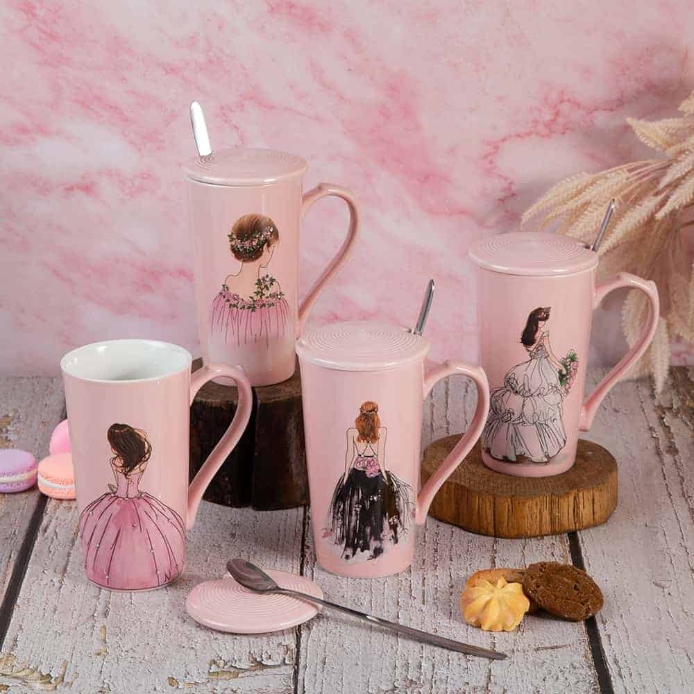 79028183 Подаръчна чаша за чай Принцеси - 360мл