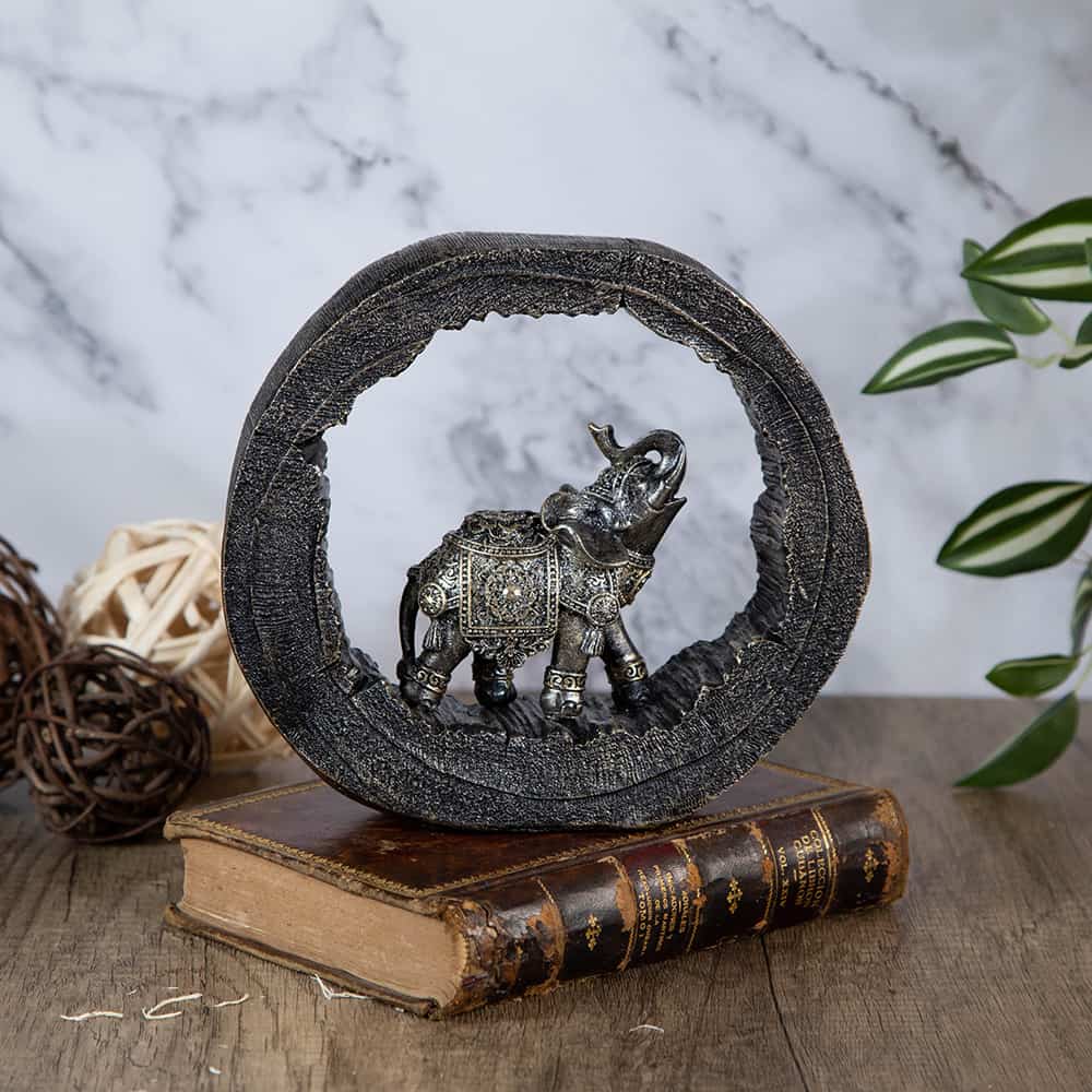 81032281 Декоративна статуетка - Благодарност и Мъдрост Слонче