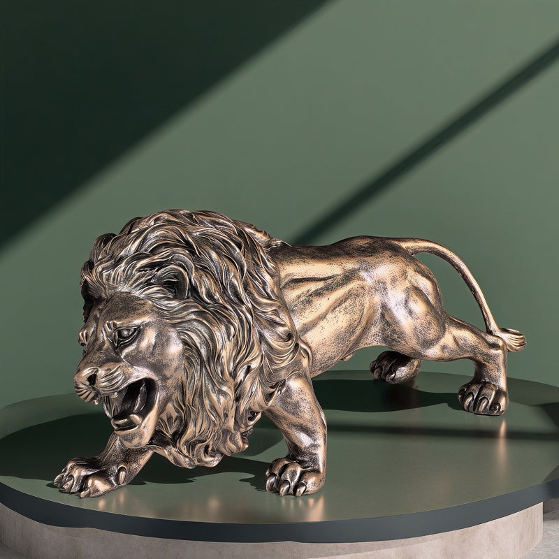 81035809 ЛЪВ -Декоративна статуетка - Лъвска ярост