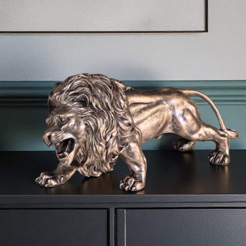 81035809 ЛЪВ -Декоративна статуетка - Лъвска ярост