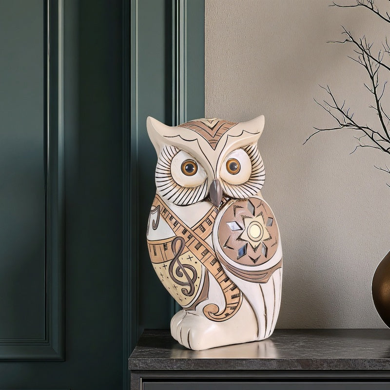 81035828 Декоративна статуетка - Бухал Абстракт