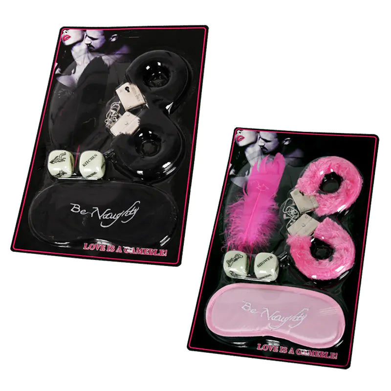 K-kt handcuffs with erotic dice