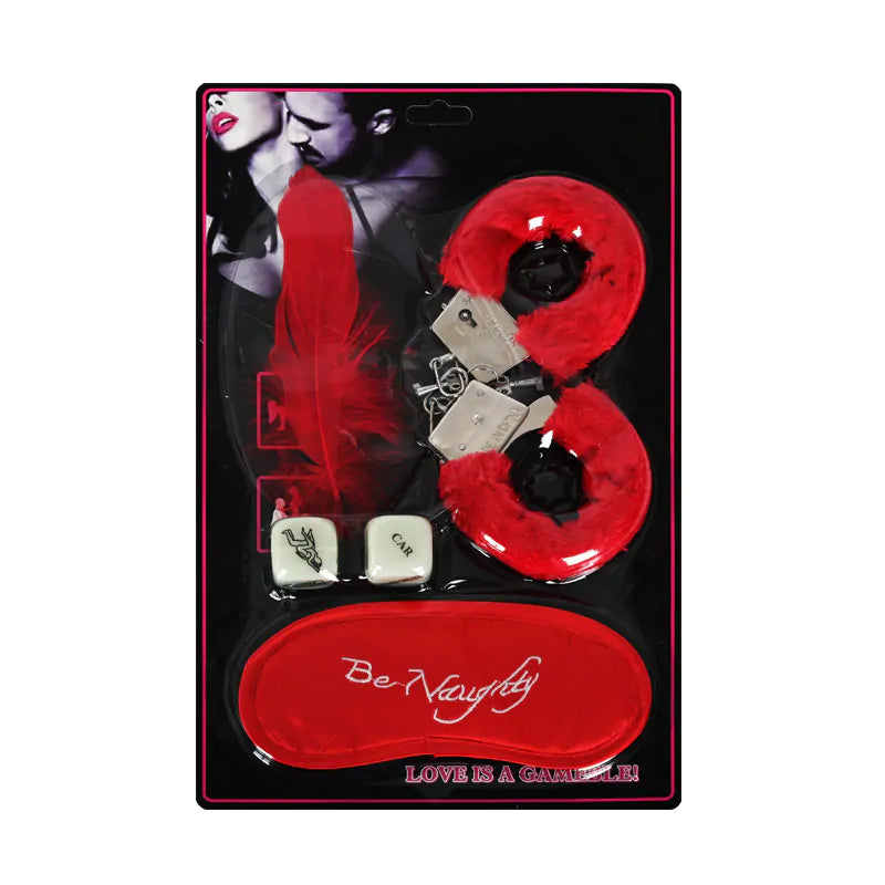 K-kt handcuffs with erotic dice