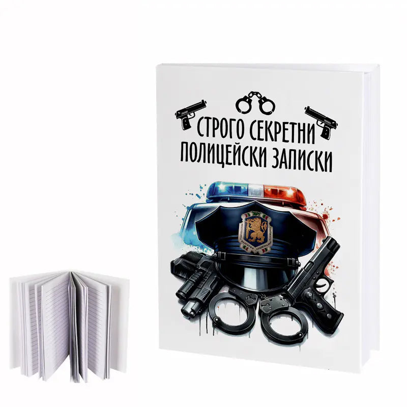 100568 Бележник "Строго секретни полицейски записи"