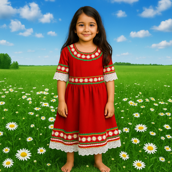 0131 Носия за момиче в червено