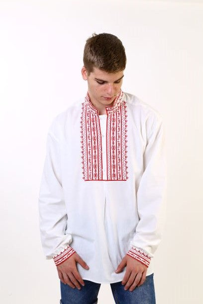 Men's Rhodope shirt - embroidered