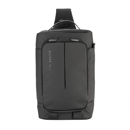 K013-1: Мъжка раницa през рамо Silver FLAME