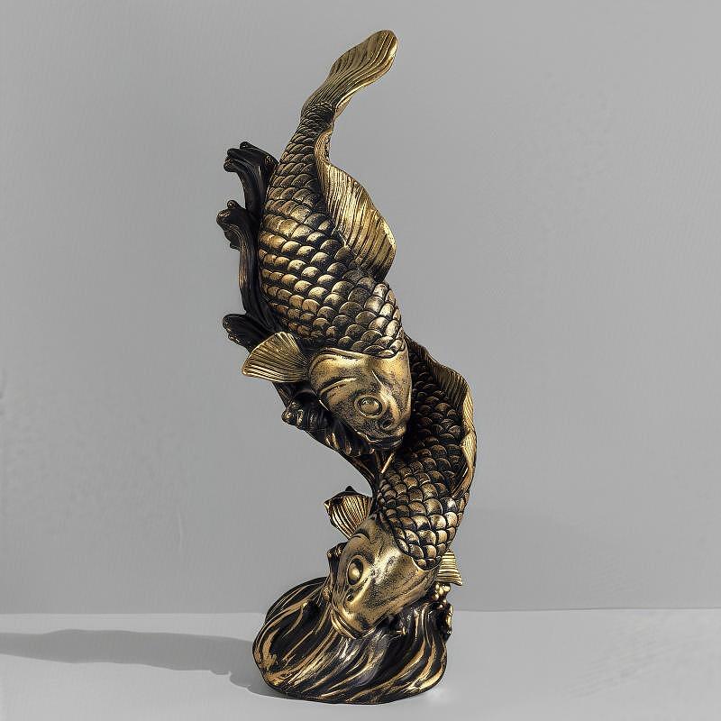 81034622 Декоративна статуетка - Риби