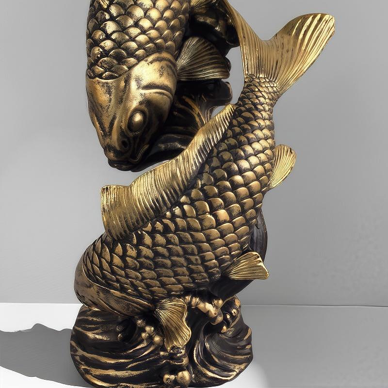 81034622 Декоративна статуетка - Риби