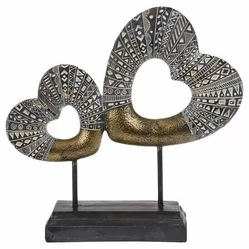 81027994 Декоративна статуетка две сърца