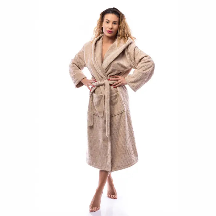 Elegance Bathrobe - Cappuccino - women's