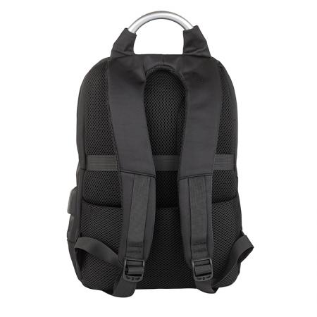PCL215B: Pierre Cardin Men's Black Backpack