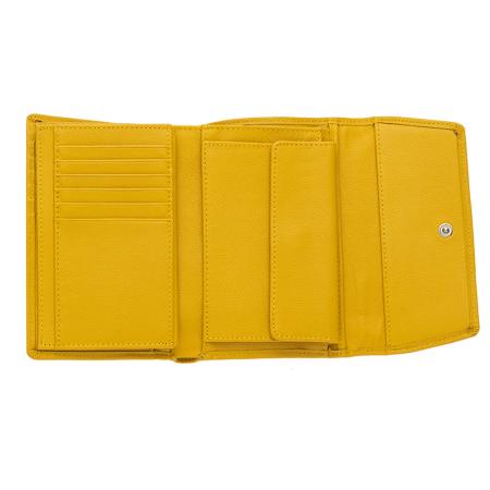 RSC3537: Дамско портмоне цвят жълт - ROSSI