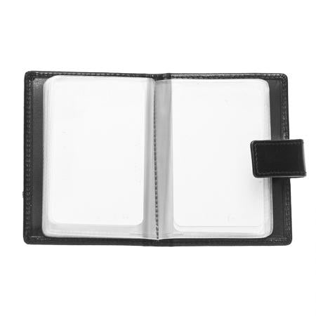 SFG12406: SILVER FLAME business card holder - black