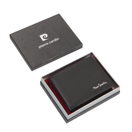 PCL02001: Мъжки портфейл черен мат с отделения