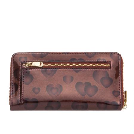 RSC0422: Дамско портмоне цвят Лилаво със сърца - ROSSI