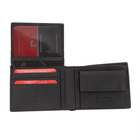 PCS121XL: Мъжки комплект портфейл и колан Pierre Cardin - 130 см