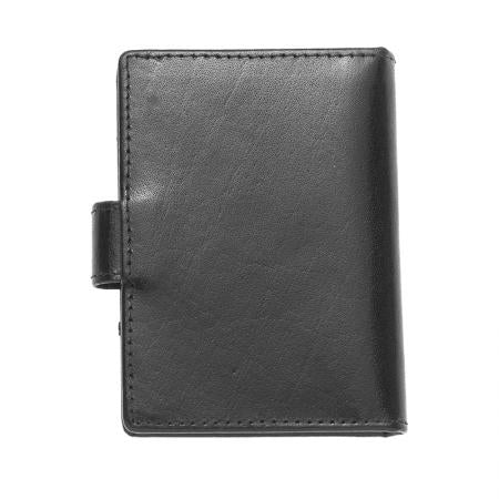 SFG12406: SILVER FLAME business card holder - black