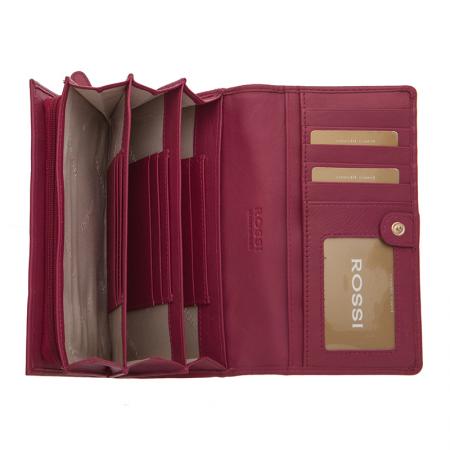 RSL08135: Дамско портмоне в цвят малина ROSSI