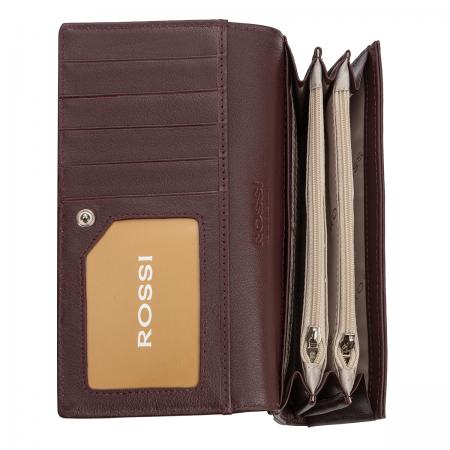 RSC0141: Дамско портмоне цвяр патладжан - ROSSI