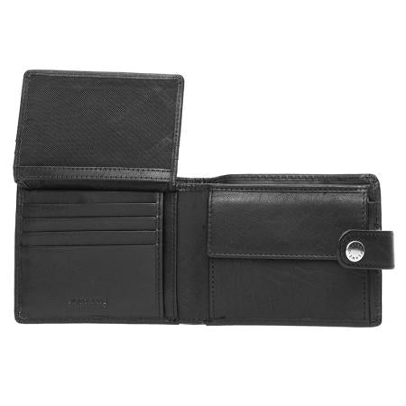 SFT1001: Men's wallet SILVER FLAME - Button collection