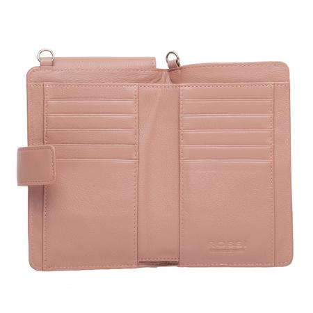 RSC3738: Дамско портмоне цвят Пепел от рози - ROSSI