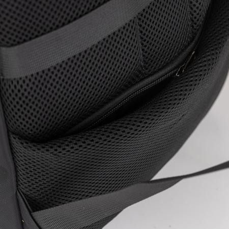 PCL215B: Pierre Cardin Men's Black Backpack