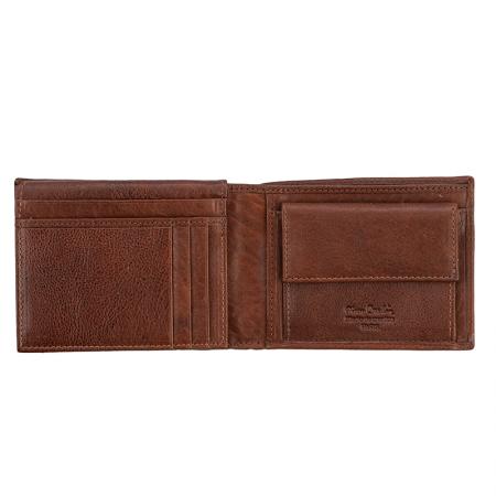 PCL02082: Мъжки кафяв портфейл Pierre Cardin, цвят коняк