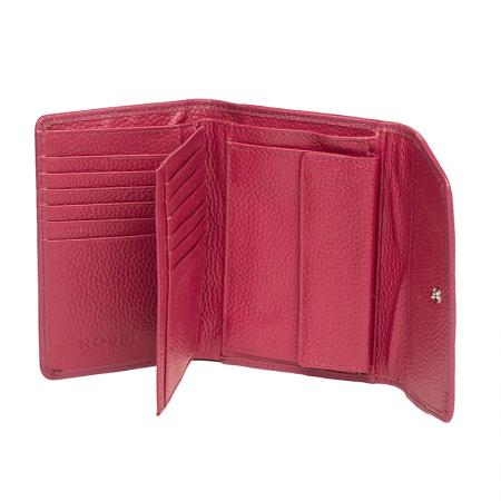 RSC3510: Дамски портфейл цвят малина ROSSI