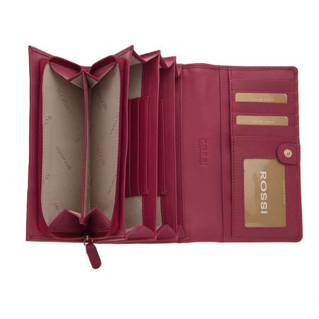 RSL08135: Дамско портмоне в цвят малина ROSSI