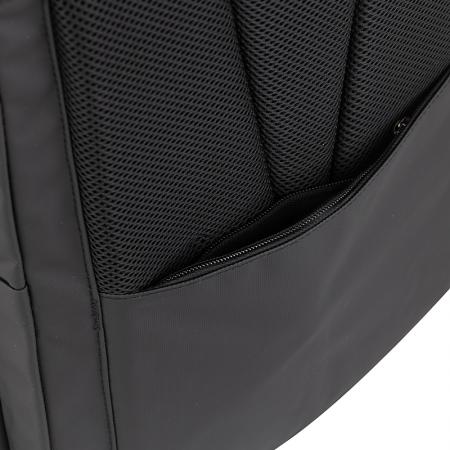 PCL214B: Pierre Cardin Men's Black Backpack