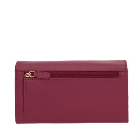 RSL08135: Дамско портмоне в цвят малина ROSSI