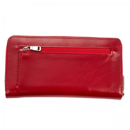 RSC0405: Дамско портмоне цвят Маслено Червено ROSSI