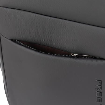 PCL214B: Pierre Cardin Men's Black Backpack