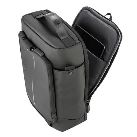 K013-1: Мъжка раницa през рамо Silver FLAME