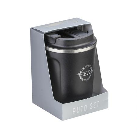 Thermo cup SILVER FLAME with Opel logo