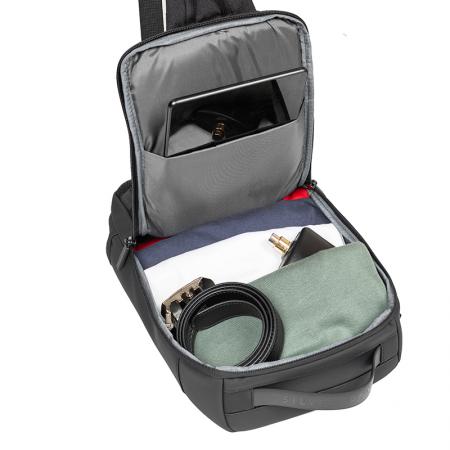 K013-1: Мъжка раницa през рамо Silver FLAME