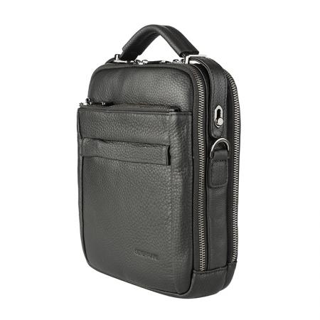 SFH41: Мъжка черна чанта - SILVER FLAME