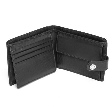 SFT1001: Men's wallet SILVER FLAME - Button collection