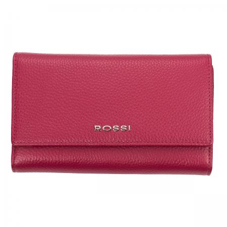 RSC0310: Дамско портмоне цвят Малина Шагрен ROSSI