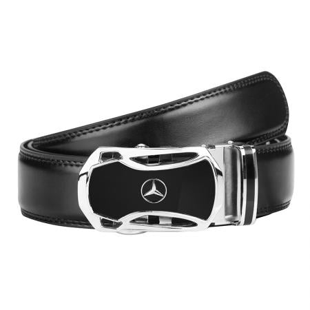 AS1601L: Мъжки колан SILVER FLAME с лого на Mercedes