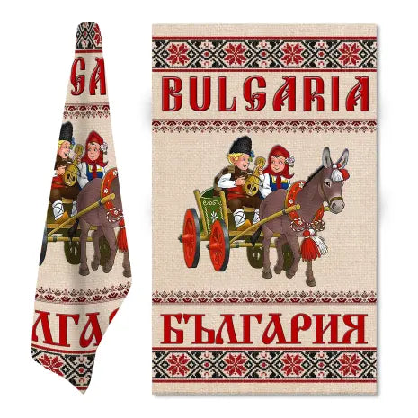 Koд M2: Сувенирна кърпа с Български шевици