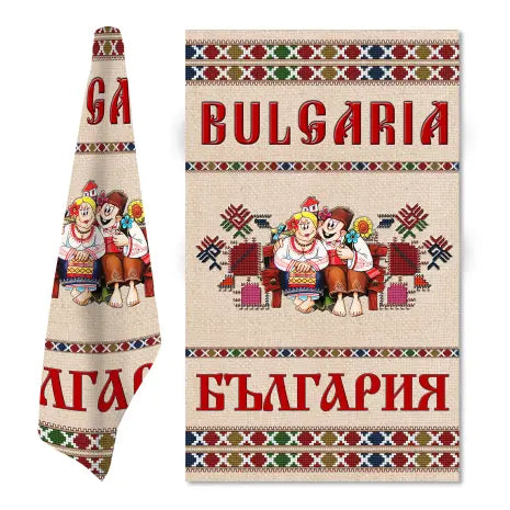 Koд M3: Сувенирна кърпа с Български шевици