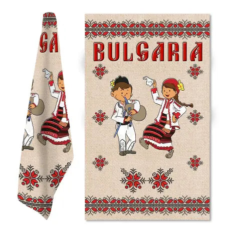 Koд M6: Сувенирна кърпа с Български шевици