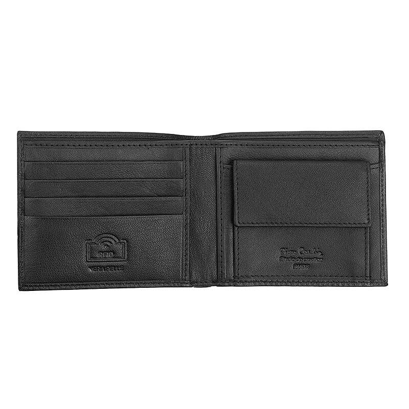 PCL02801 Мъжки черен портфейл Pierre Cardin