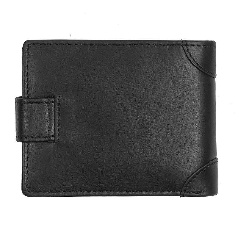 AS4001BL: Men's black wallet Auto Set with Mercedes logo