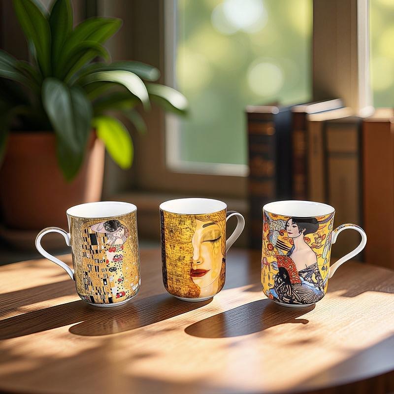 79035350 Подаръчни чаши - комплект Колекция Густав Климт