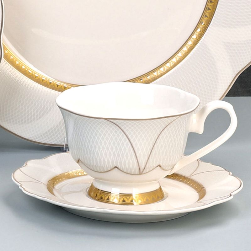 Cups for cappuccino or tea 12 pieces Royal Gold by Morello 