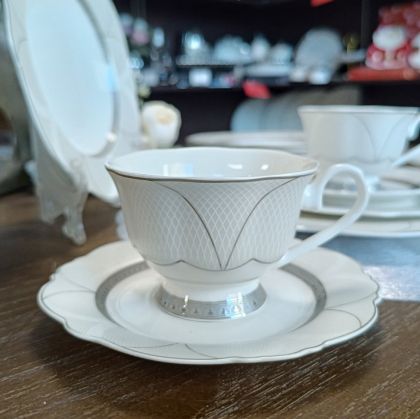 691015197966 : Чаши за кафе или чай 12 части Royal Silver